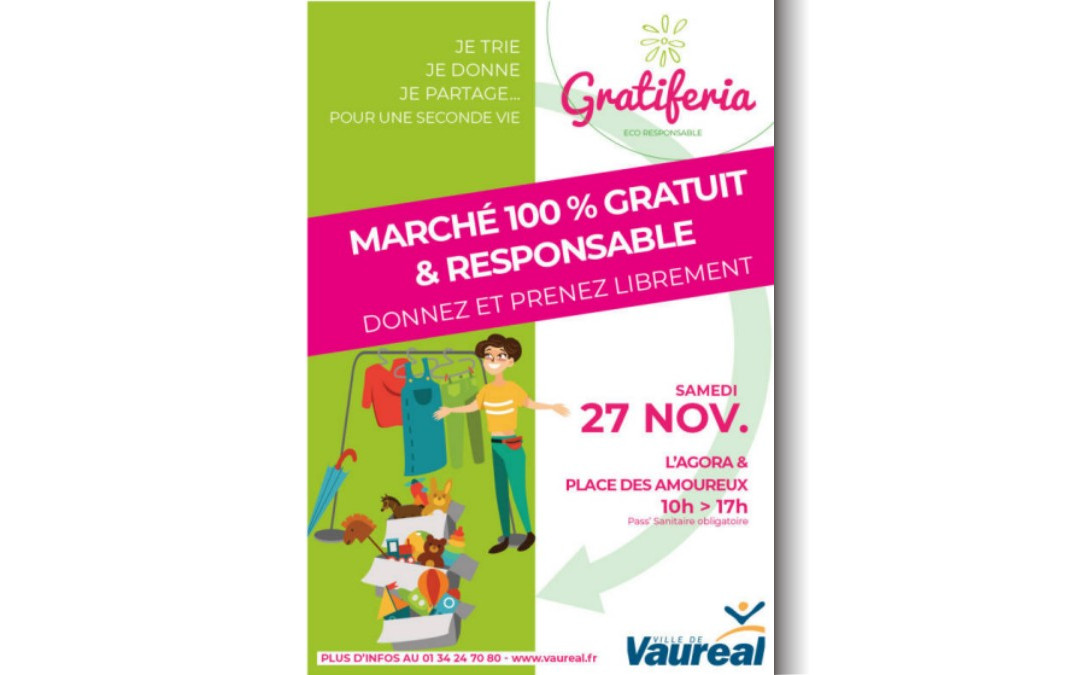L’ACI La Récolte était à la Gratiféria de Vauréal, samedi 27 novembre !
