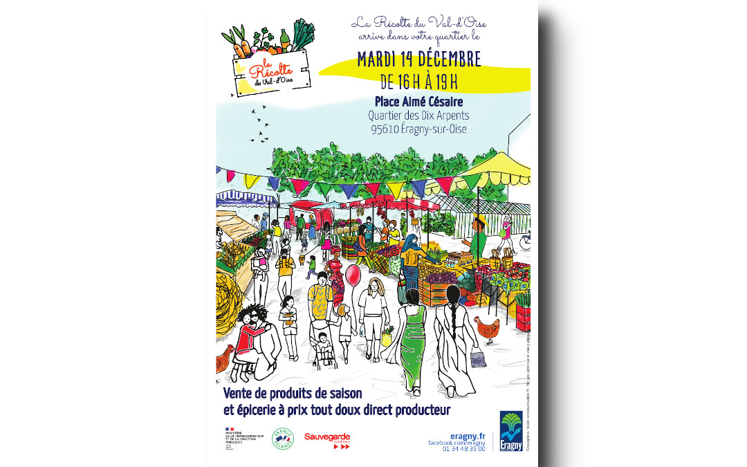 Rendez-vous avec l’ACI La Récolte  mardi 14 décembre à Éragny-sur-Oise