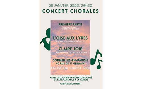 Le SAF sur scène à Cormeilles-en-Parisis, le 28 janvier à 20h30