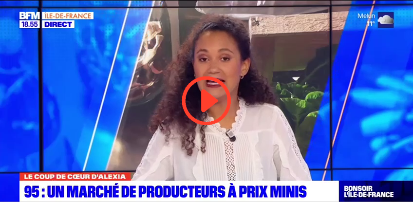 On parle de La Récolte sur BFM Île-de-France